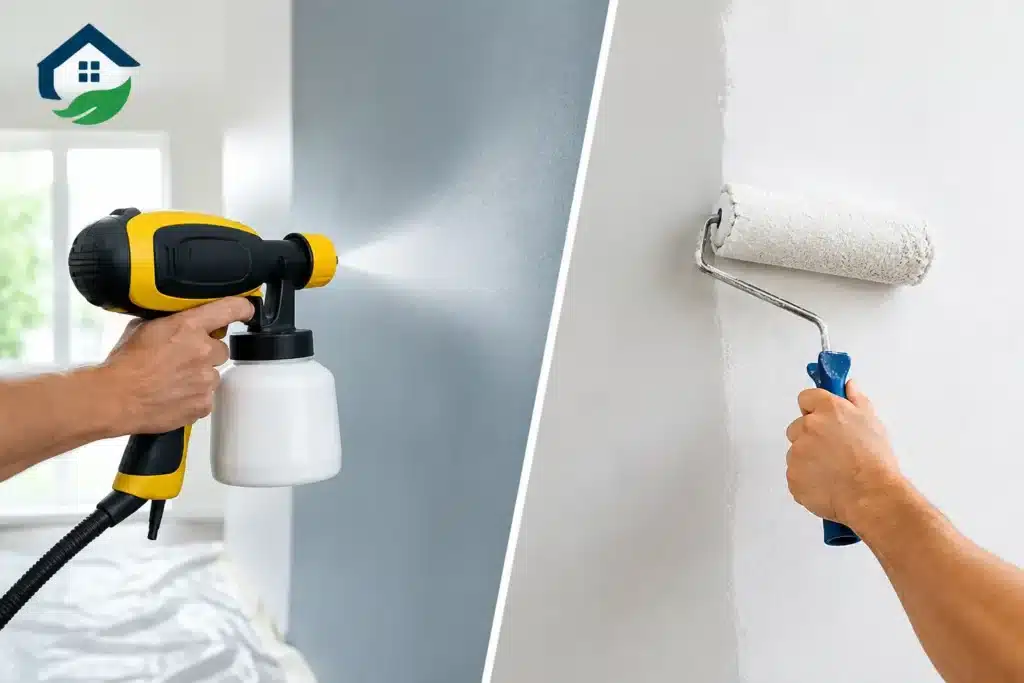 Spray Versus Roll Painting: Which Finish Wins?